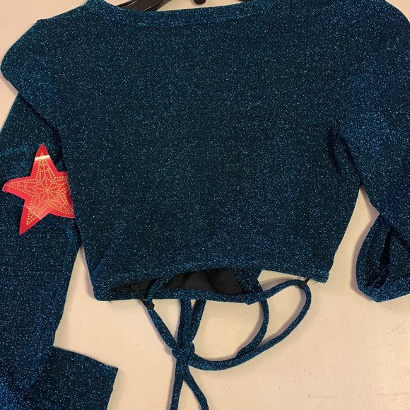 NWT Haute Monde size small wrap around crop top - Picture 6 of 6